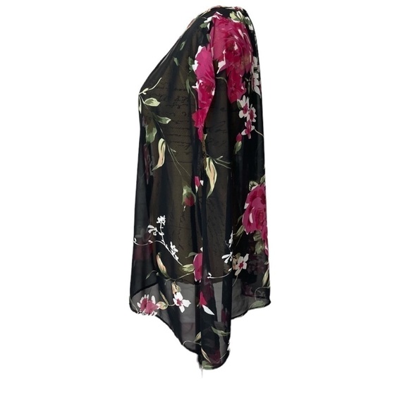 SHOW Me Your MuMu Floral Semi Sheer Flowy Blouse - Picture 6 of 10